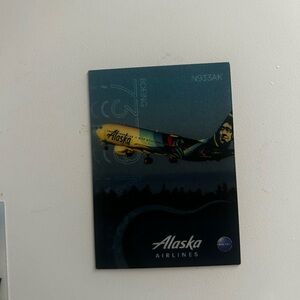 Alaska Airlines Boeing 737-9 Max Trading card no 9